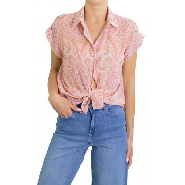 Camicia fantasia manica corta